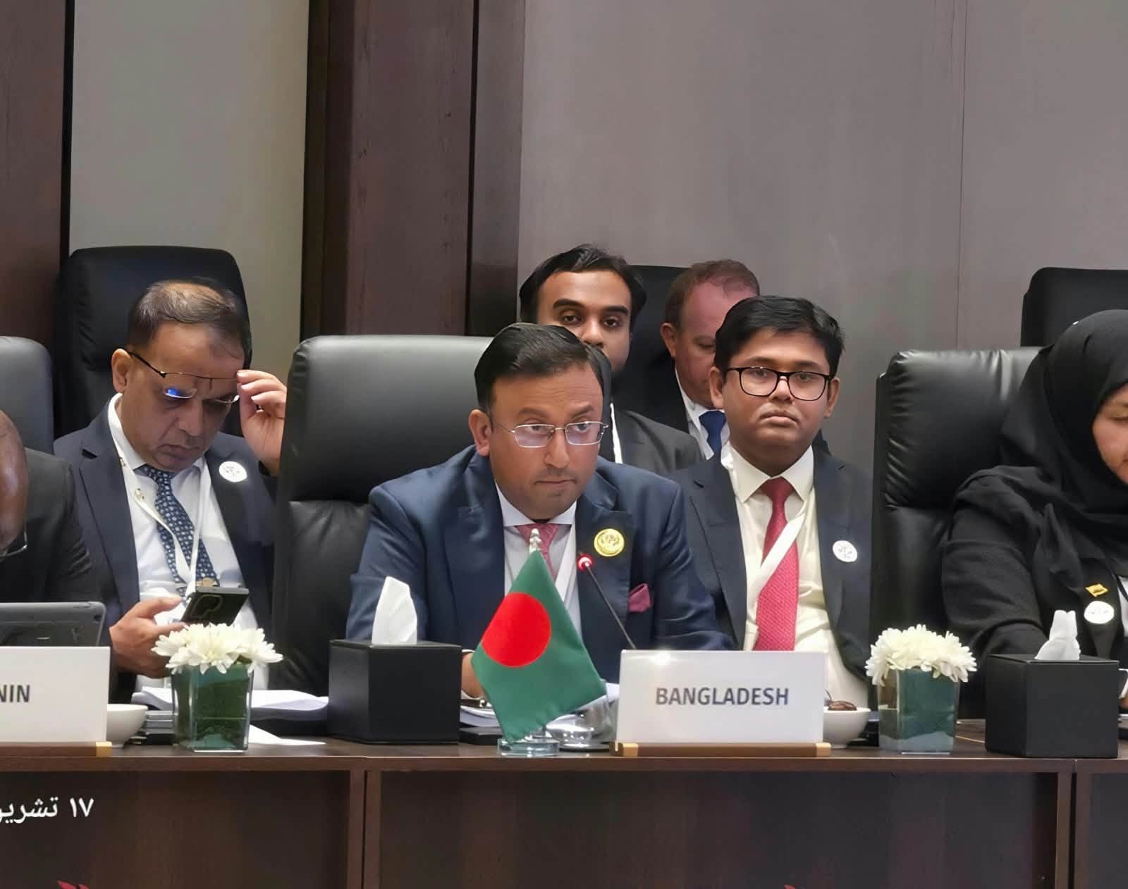 ইরাকের বাগদাদে ওআইসি পররাষ্ট্রমন্ত্রী পরিষদের ৫২তম সম্মেলনে বাংলাদেশ প্রতিনিধিদলের নেতৃত্ব দেন পররাষ্ট্র প্রতিমন্ত্রী মো. হুমায়ুন কবির। ছবি: পররাষ্ট্র মন্ত্রণালয়/বিএসএস