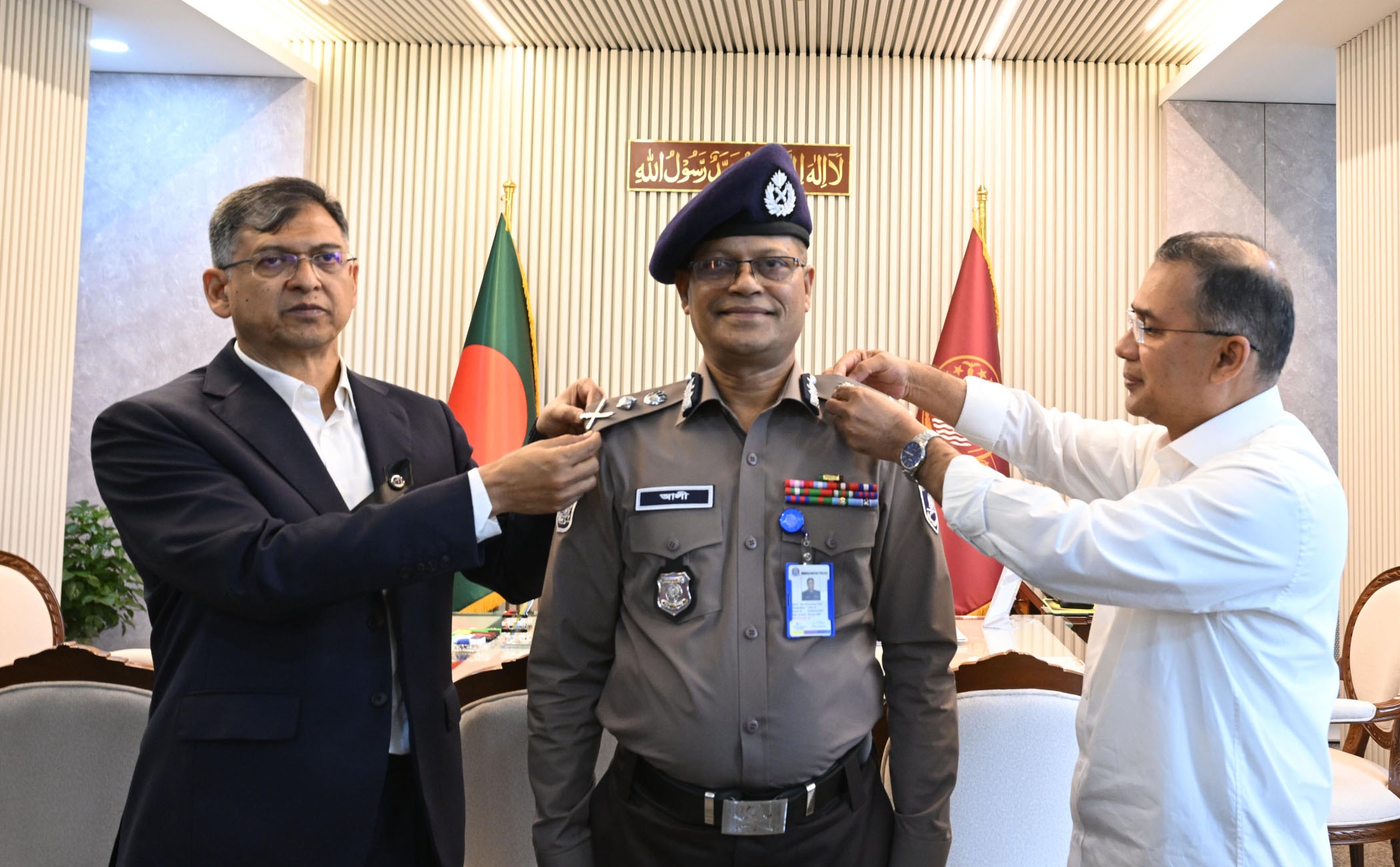 ২০২৬ সালের ২৫ ফেব্রুয়ারি পুলিশের মহাপরিদর্শক হিসেবে দায়িত্ব গ্রহণের অনুষ্ঠানে মো. আলী হোসেন ফকির (ফাইল ছবি)।