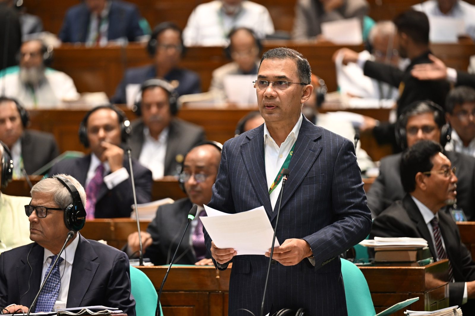 প্রধানমন্ত্রী তারেক রহমান ২০২৬ সালের ১২ মার্চ জাতীয় সংসদে ভাষণ দিচ্ছেন। ফাইল ছবি।